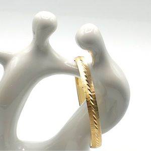 Vintage Monet Gold Tone Bangle Bracelet